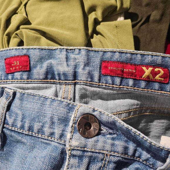 Vintage y2k low rise emo grunge skater flare jeans - Picture 5 of 5